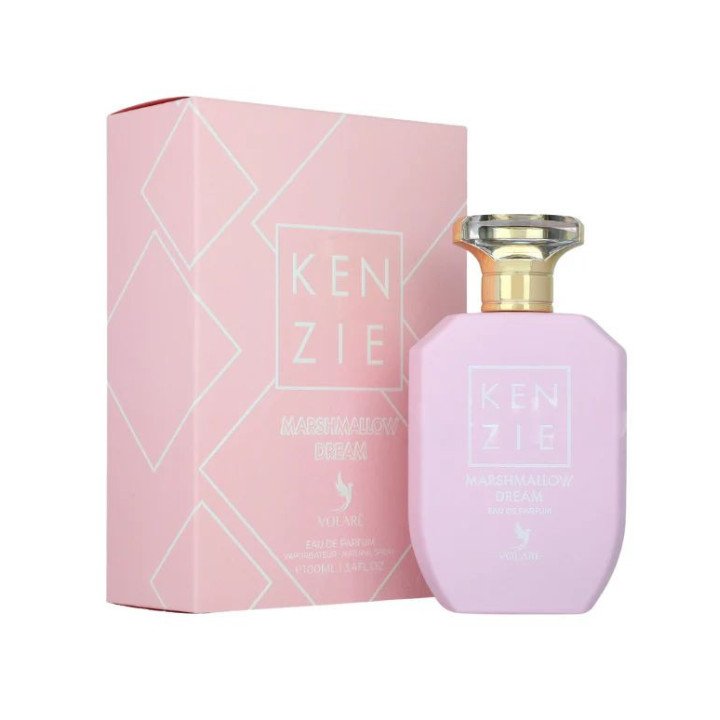 Découvrez Kenzie Marshmallow, l’eau de parfum féminine et sucrée aux notes de guimauve et de vanille. Un parfum doux, gourmand e